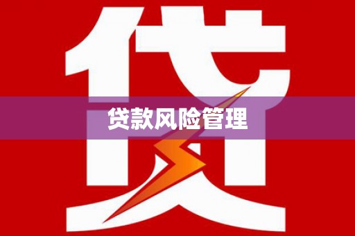 威海贷款风险管理