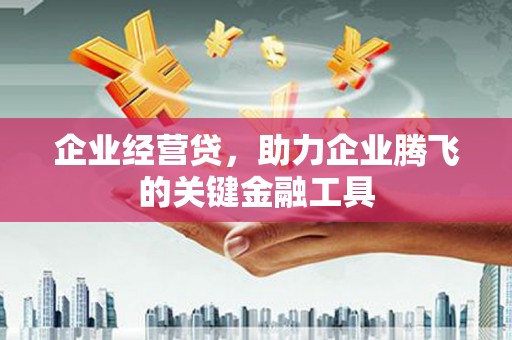 嘉祥企业经营贷，助力企业腾飞的关键金融工具