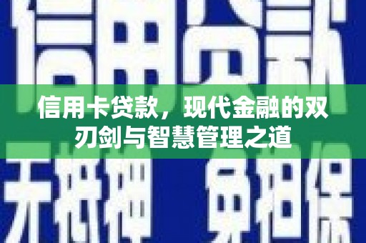 保税区信用卡贷款，现代金融的双刃剑与智慧管理之道