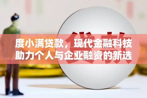 广东度小满贷款，现代金融科技助力个人与企业融资的新选择