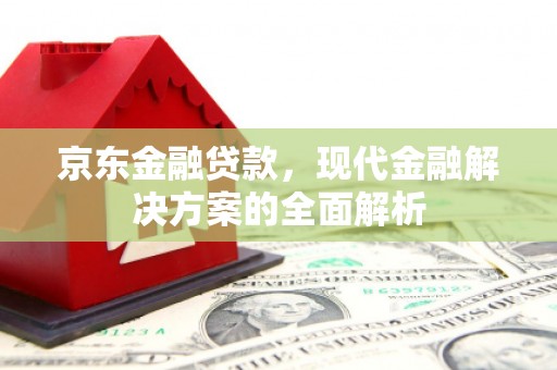 元长京东金融贷款，现代金融解决方案的全面解析