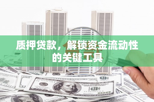 新河质押贷款，解锁资金流动性的关键工具