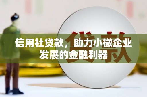 万源信用社贷款，助力小微企业发展的金融利器