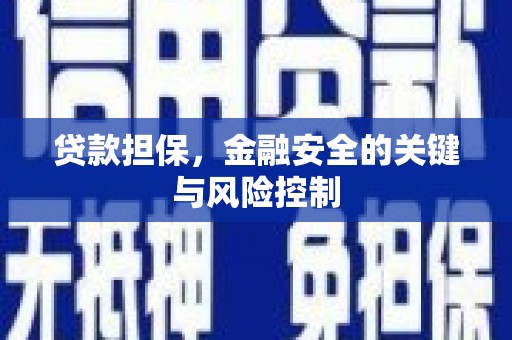 赤城贷款担保，金融安全的关键与风险控制