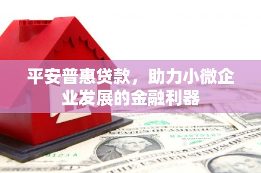萧县平安普惠贷款，助力小微企业发展的金融利器