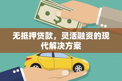 利辛无抵押贷款，灵活融资的现代解决方案