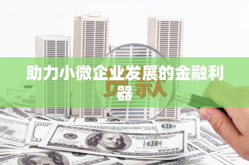江川助力小微企业发展的金融利器