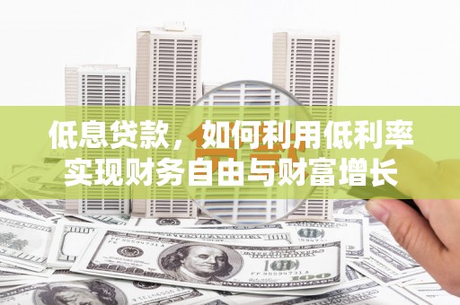 五指山低息贷款，如何利用低利率实现财务自由与财富增长